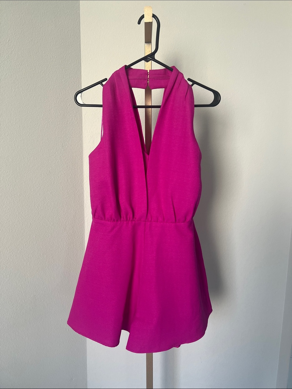 Magenta Halter Romper